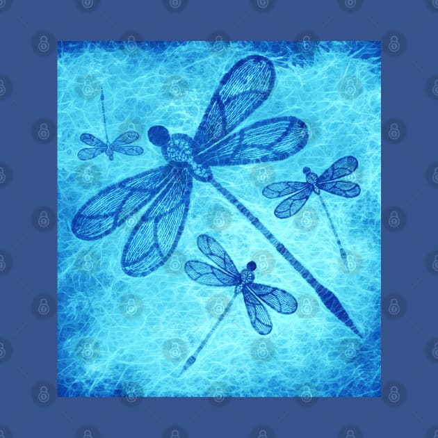 Beautiful dragonflies in blue by hereswendy