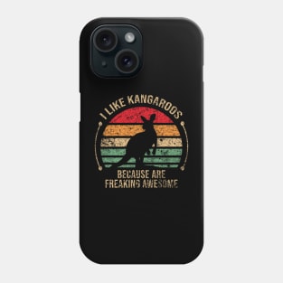 kangaroo lover Phone Case