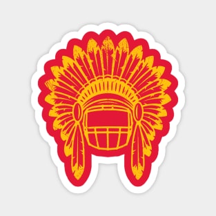 Chiefs Headdress - Red 1 Magnet