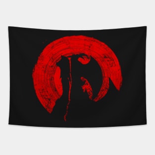 Red Sun Devilman Tapestry