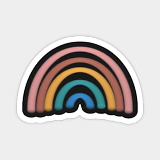 Aesthetic Rainbow Sticker Magnet