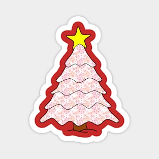 Cherry blossom Christmas tree Magnet