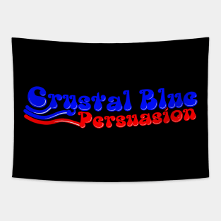 Crystal Blue Persuasion "Text" Tapestry