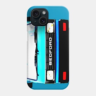 Bedford Rascal 1980s classic microvan high contrast Phone Case