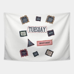 Patch Tuesday Funny Cybersecurity Fancy Dress Tapestry