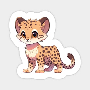 Cute little cheetah Magnet