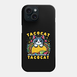 Tacocat // Vintage Mexican Food Funny Design Phone Case