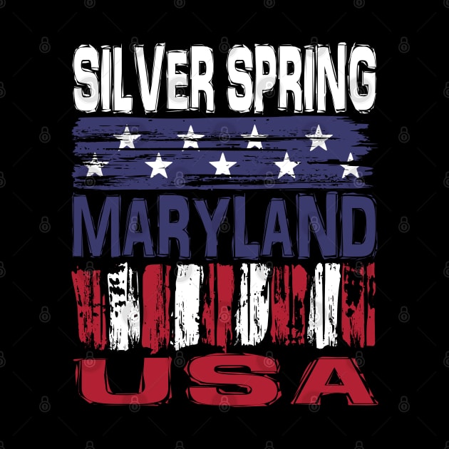 Silverspring Maryland USA T-Shirt by Nerd_art