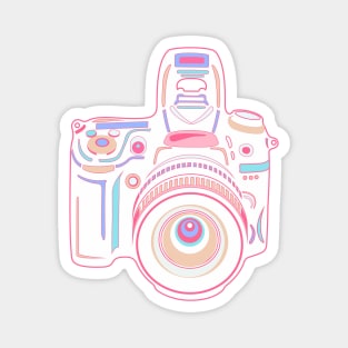 Pastel Camera Magnet