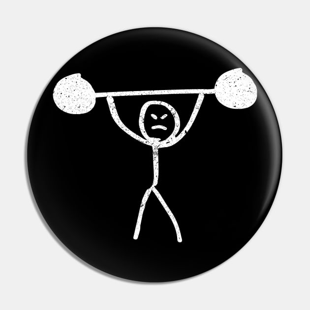 Fitness Gym Funny Weight Lifting and Squat for Men and Women Pin by Arteestic