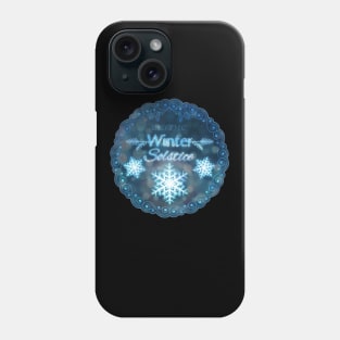 Welcome Winter Solstice Wreath Design Phone Case