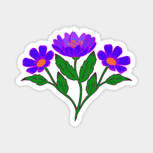 Wildflower bouquet Magnet
