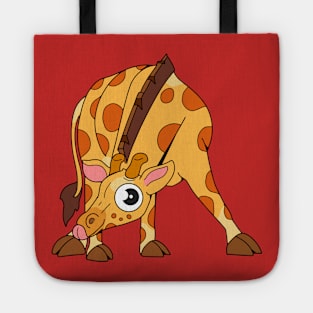 Giraffe Cartoon Funny Tote