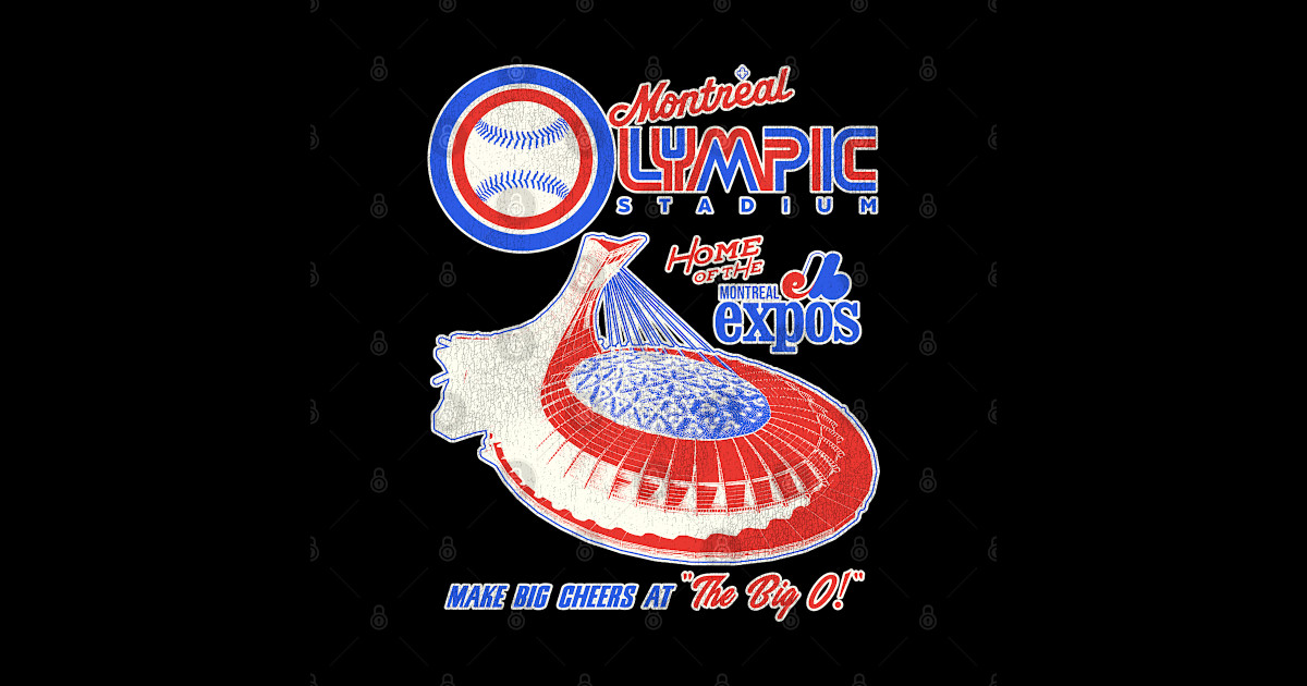 Defunct Montreal Expos Olympic Stadium - Montreal Expos - Sticker ...