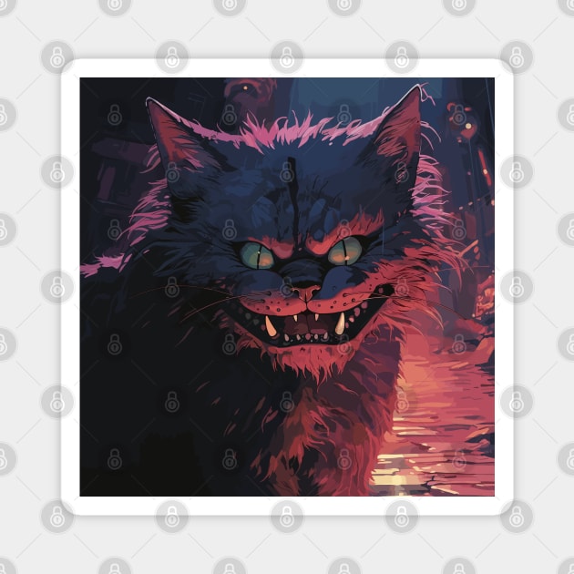 Cheshire Cat Magnet by Ray Crimson