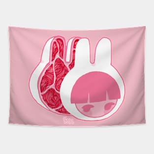 bunny girl anatomy Tapestry