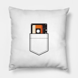 Vintage tape Pillow