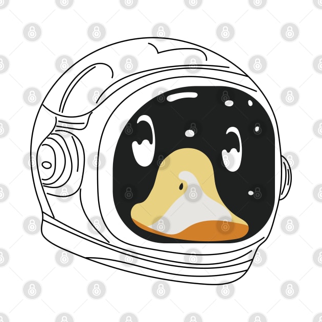 duck astronaut by NONGENGZ