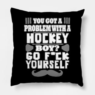 Hockey Street Hockey Stick Team Friends Pillow