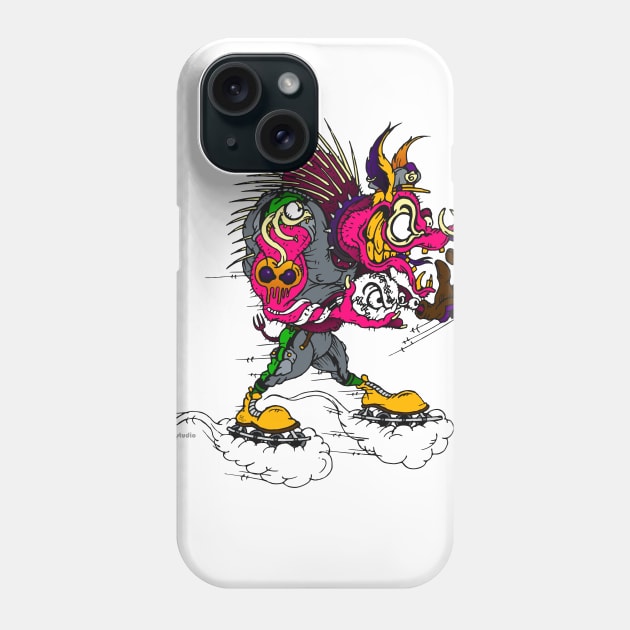 skater boar t shirt 1 Phone Case by roombirth