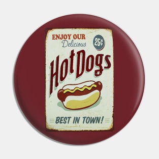 Vintage Hot Dog Pin