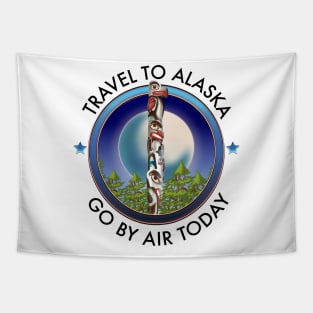 Travel To Alaska Tapestry