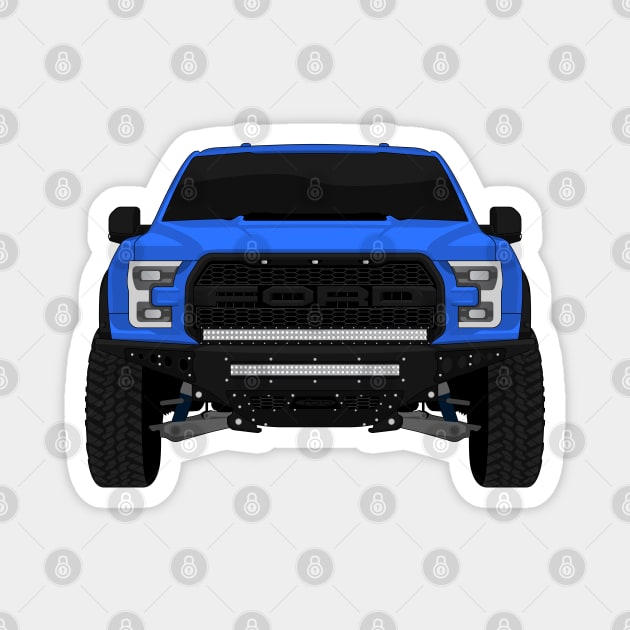 RAPTOR BLUE Magnet by VENZ0LIC