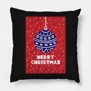 Merry Christmas Ornament Pillow