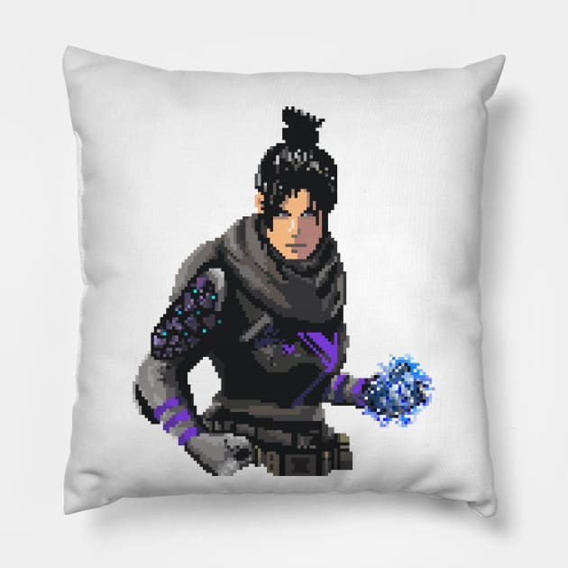 Apex Legends | Pixel Wraith Pillow by groovyraffraff