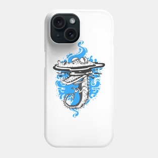 crocodile in water Phone Case