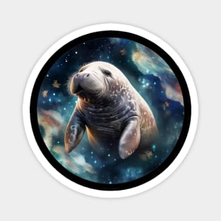 Space Manatee Magnet