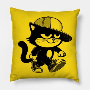 Hip Hop Cat Pillow