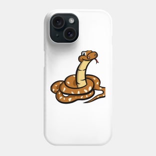 Cute Rattlesnake Drawing Phone Case