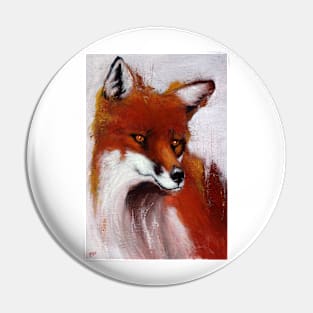 The Watching Fox Pin