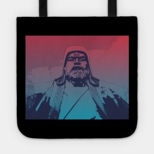 Vaporwave Genghis Khan 4230 Ulaanbaatar Tote