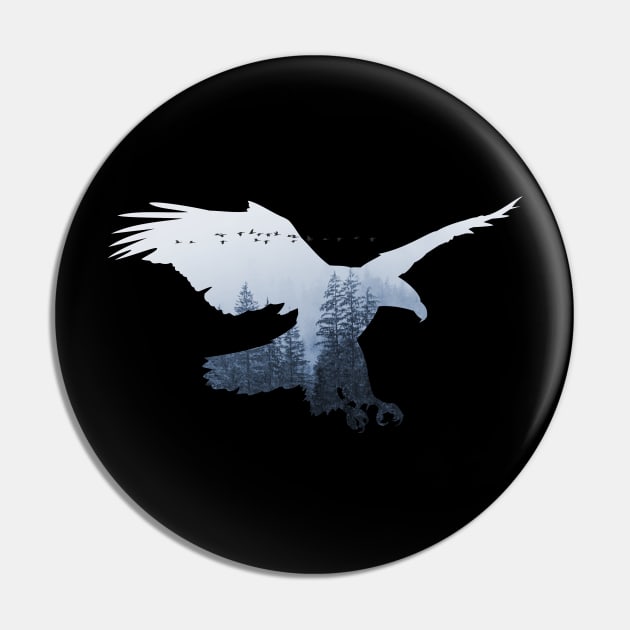 Eagle Animal Forest Wild Nature Free Earth World In Flight Pin by Cubebox