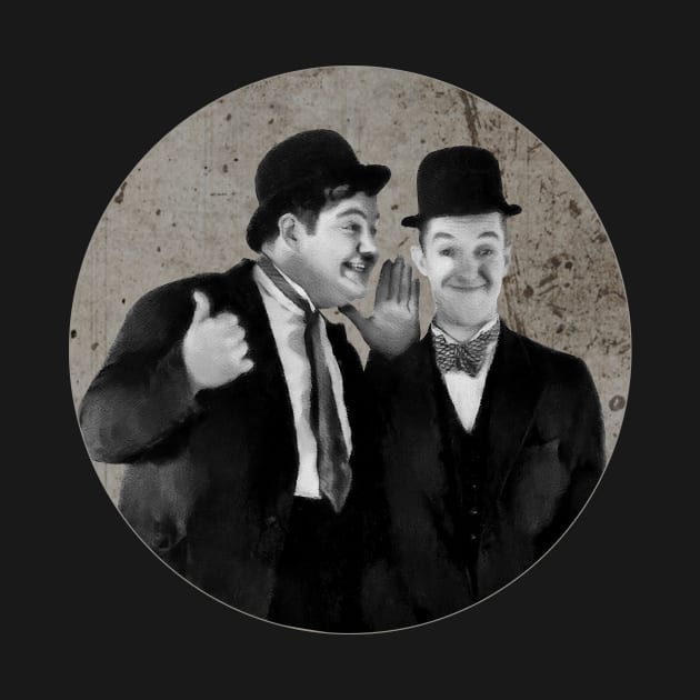 laurel and hardy classic comedy by chokiBrownies