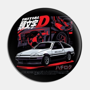 Ae86 Anime Pin