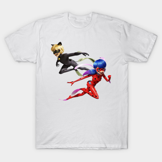 Ladybug Cat Noir Aqua Powers Miraculous Ladybug T Shirt