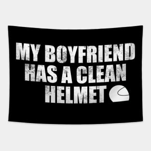 Motorbike Helmet T Shirts Tapestry