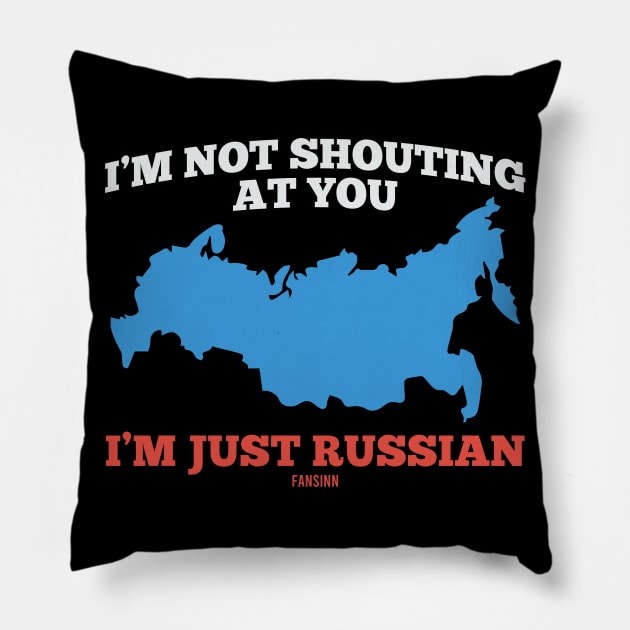 Russia Russia Eurasia Pillow by fansinn