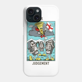 Judgement - Mystical Medleys - Vintage Rubber Hose  Cartoon Tarot (white) Phone Case