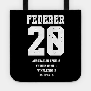 ROGER FEDERER 20 GRANDSLAM TITLES Tote