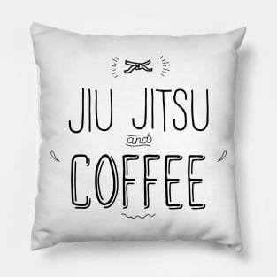 Jiu jitsu and coffee Pillow