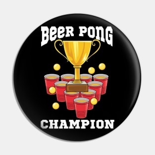 BEER PONG: Beer Pong Champion Pin