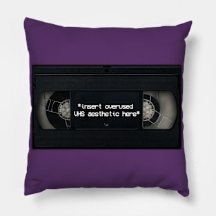 VHS Aesthetics Pillow