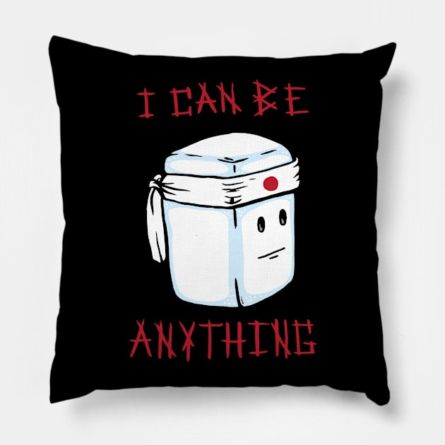 Optimistic Tofu Pillow by Thomcat23