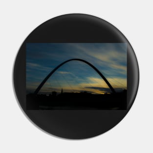 millennium bridge sunset Pin