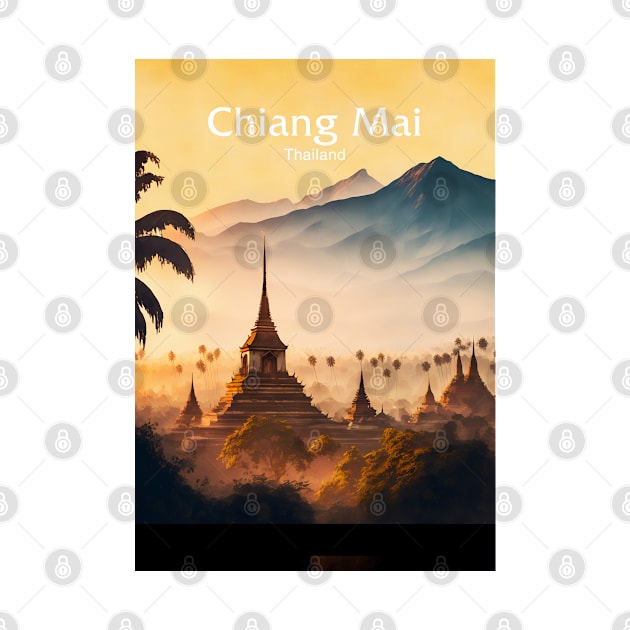 Chiang Mai Thailand No. 1: Mountain Paradise; Temples in Northern Thailand by Puff Sumo