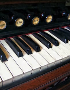Organ Keyboard Closeup Magnet